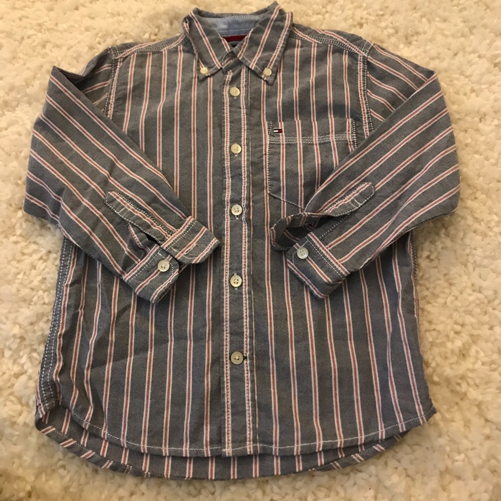 Tommy 4t long sleeve dress shirt